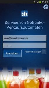 Business App für Getränkeautomaten