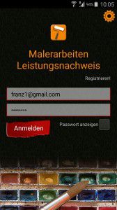 Business App für Malerarbeiten